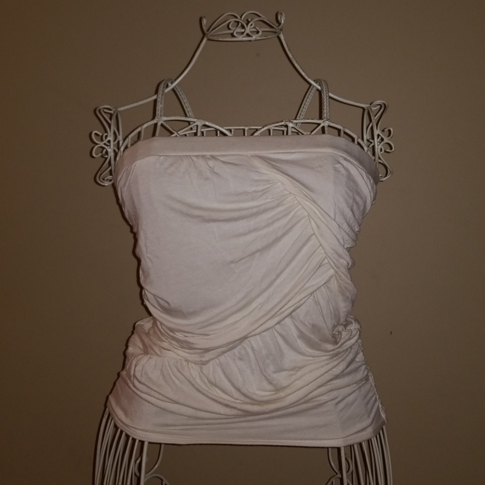 Bebe Ruched Tube Top